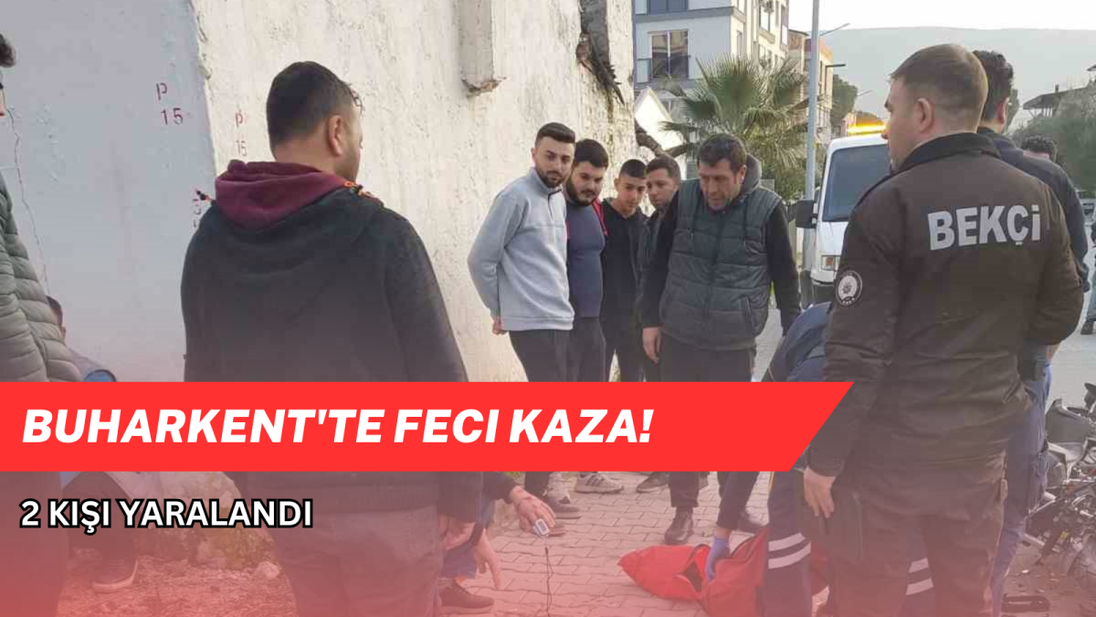 Buharkent'te feci kaza!