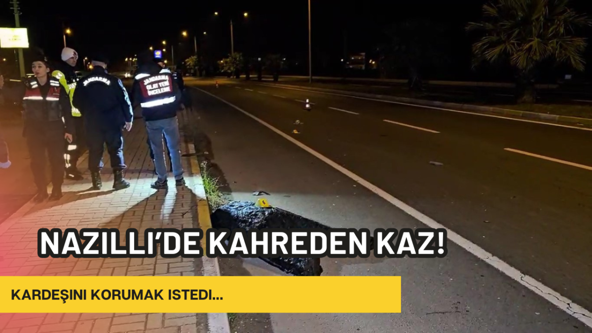 Nazilli'de Kahreden Kaza!